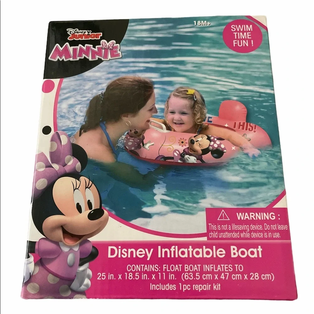 Disney Minnie Mouse Inflatable Boat New Swimming